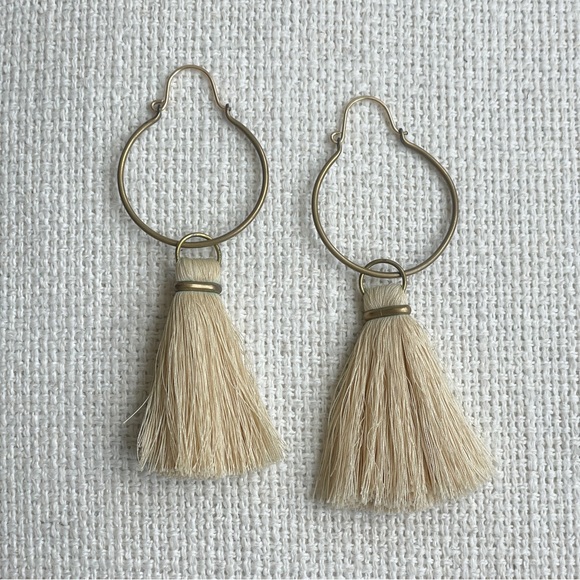 Anthro Pendant Earrings - Picture 1 of 3